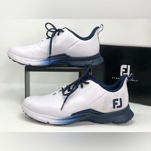 FootJoy Mens Fuel 55422 Blue White Golf Shoe - Size 9